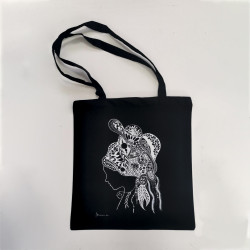 Totebag negra Turbante