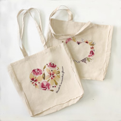 Totebag amb plec. Florece