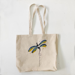 Totebag amb plec. Cambios