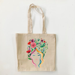 Totebag amb plec. Yo florezco