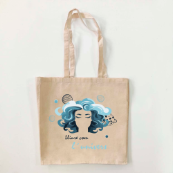 Totebag amb plec. Univers