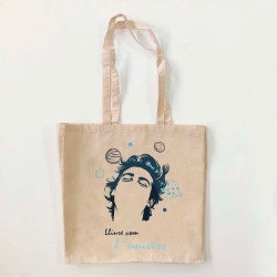 Totebag amb plec. Espai