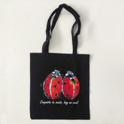 Totebag negra Sueños