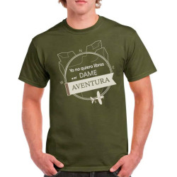 Camiseta “Aventura” verde