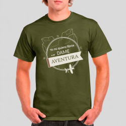 Camiseta “Aventura” verde