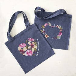 Totebag vaquera Florece