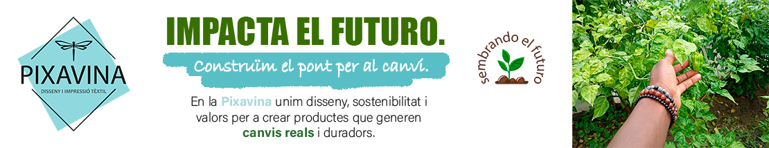 A la Pixavina ens esforcem per crear productes que cuiden de les persones i del planeta, alhora que donem suport a iniciatives que milloren vides.