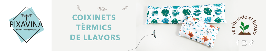En la *Pixavina ens esforcem per crear productes que cuiden de tu, i del planeta, al mateix temps que col·laboren amb iniciatives que milloren vides. En la *Pixavina ens esforcem per crear productes que cuiden de tu, i del planeta, al mateix temps que col·laboren amb iniciatives que milloren vides.